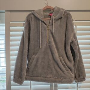 Lilly Pulitzer Suri Sherpa Hoodie Size Large